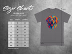 Colorful Geometric Dog Design Gildan 5000 T-Shirt