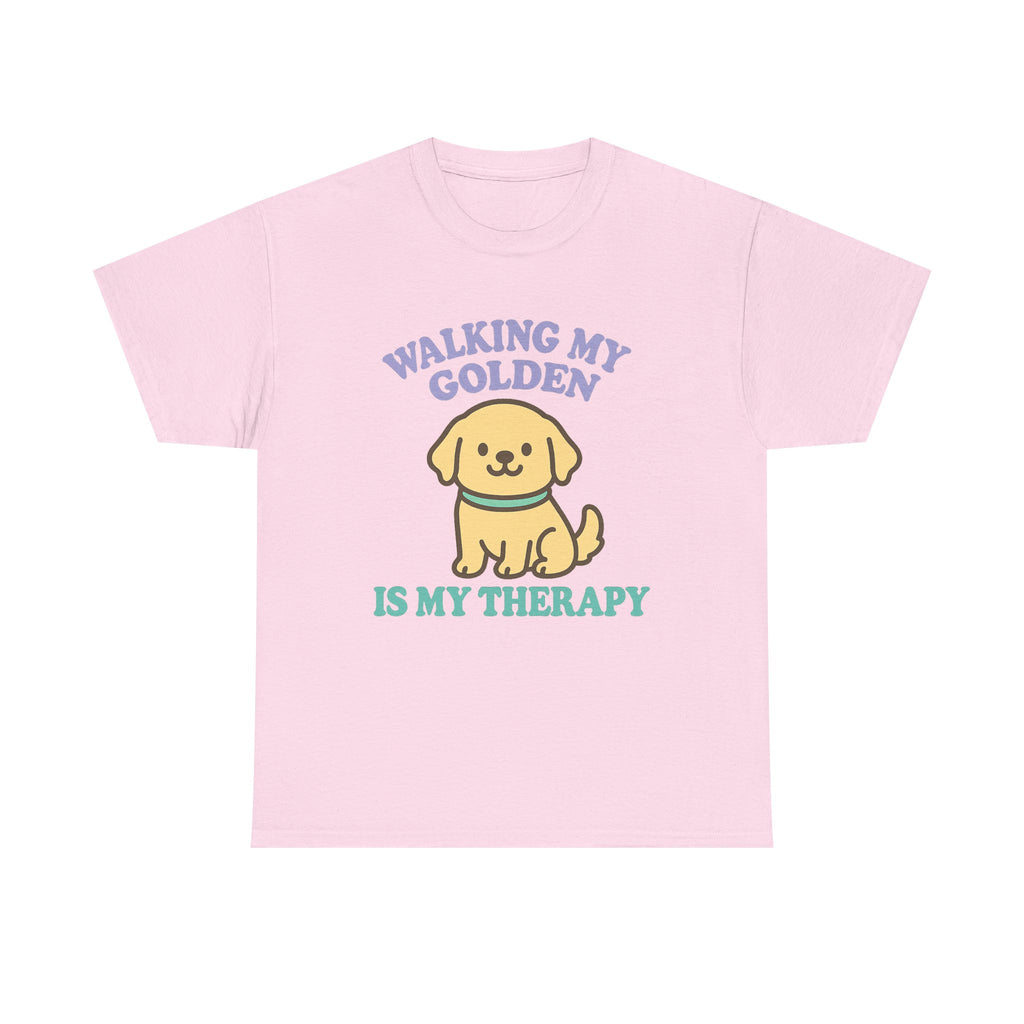 Walking My Golden Kawaii T-Shirt