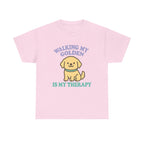 Walking My Golden Kawaii T-Shirt