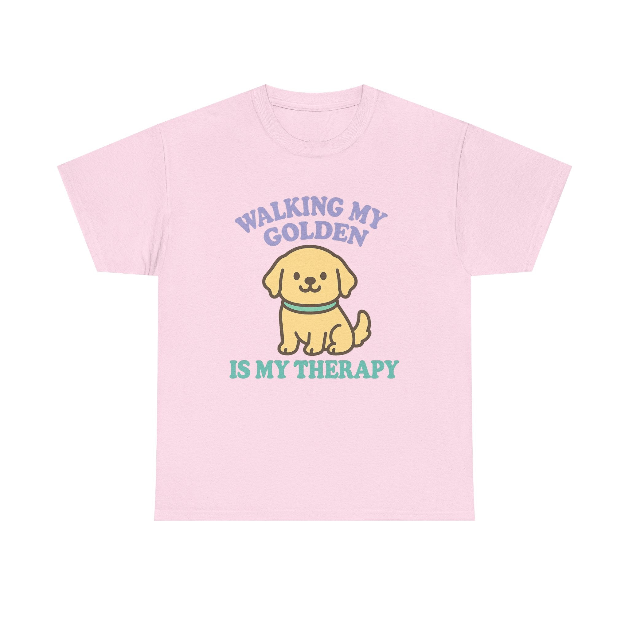 Walking My Golden Kawaii T-Shirt