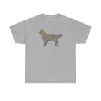 Golden Retriever Typographic Art T-Shirt