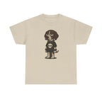 Punk Rock German Shorthaired Pointer With Skull T-Shirt For Dog Lovers