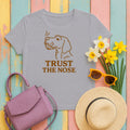Wirehaired Vizsla Trust the Nose Tee in Athletic Heather