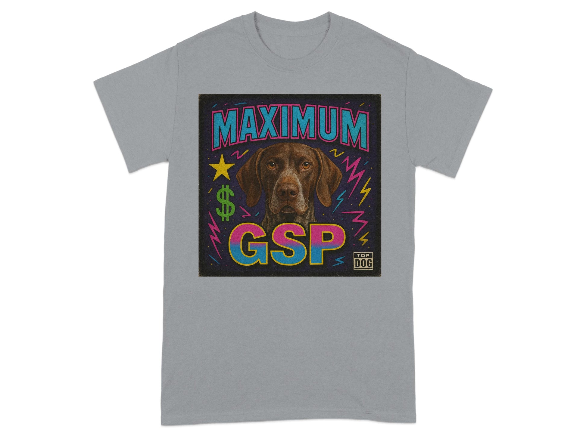 Maximum GSP Colorful Graphic Dog Print Shirt product