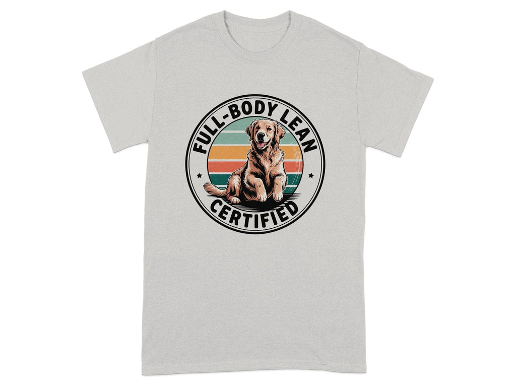 Full-Body Lean Certified Dog Lover T-Shirt product type