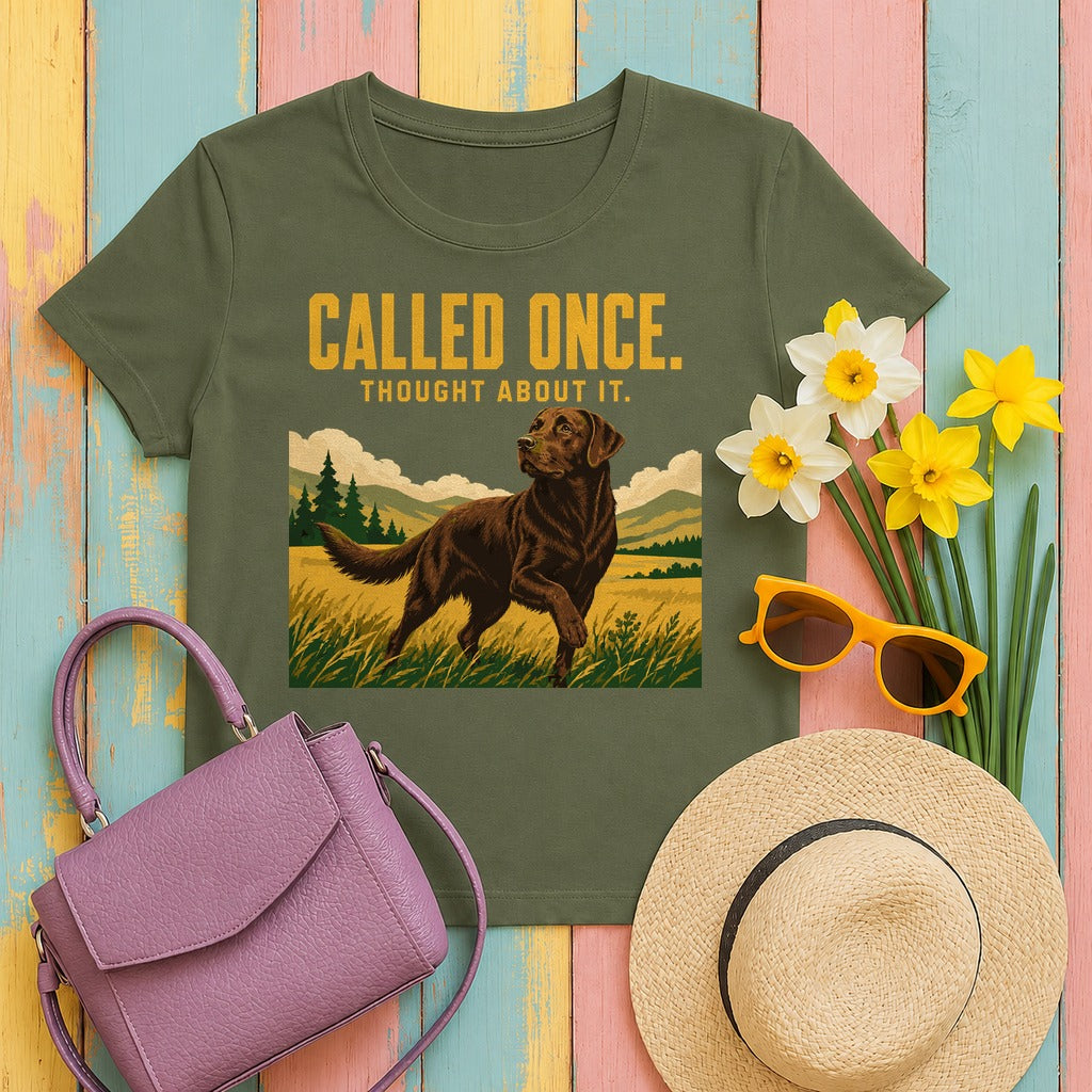 Called Once Lab T-shirt in Military Green