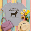 Field Spaniel Not Suitable For Apartment Living Tee in Athletic Heather