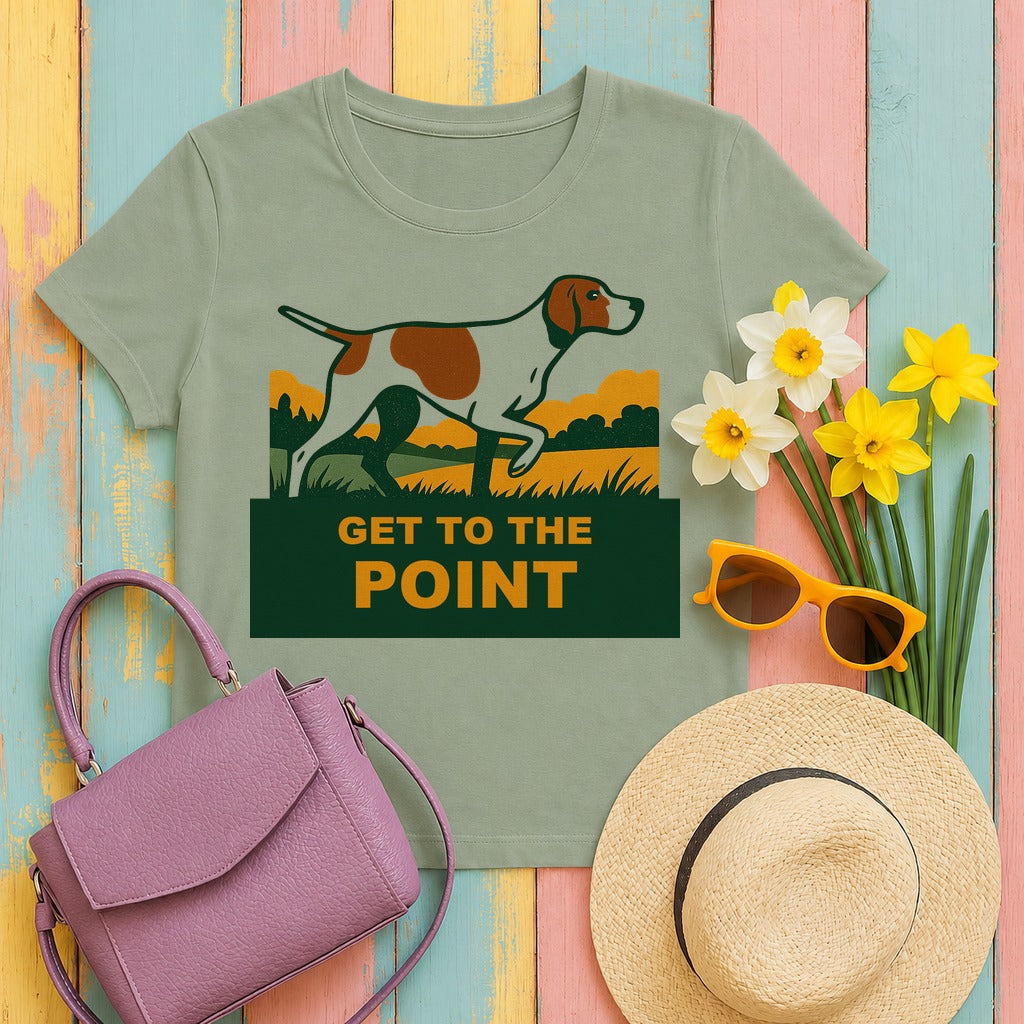 Pointer Get to the Point T-shirt in Sage
