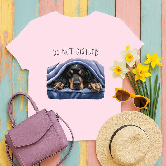 Do Not Disturb Sleeping Dog Design T-Shirt product type