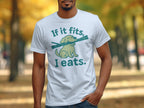 If It Fits I Eats Cute Dog Graphic T-shirt