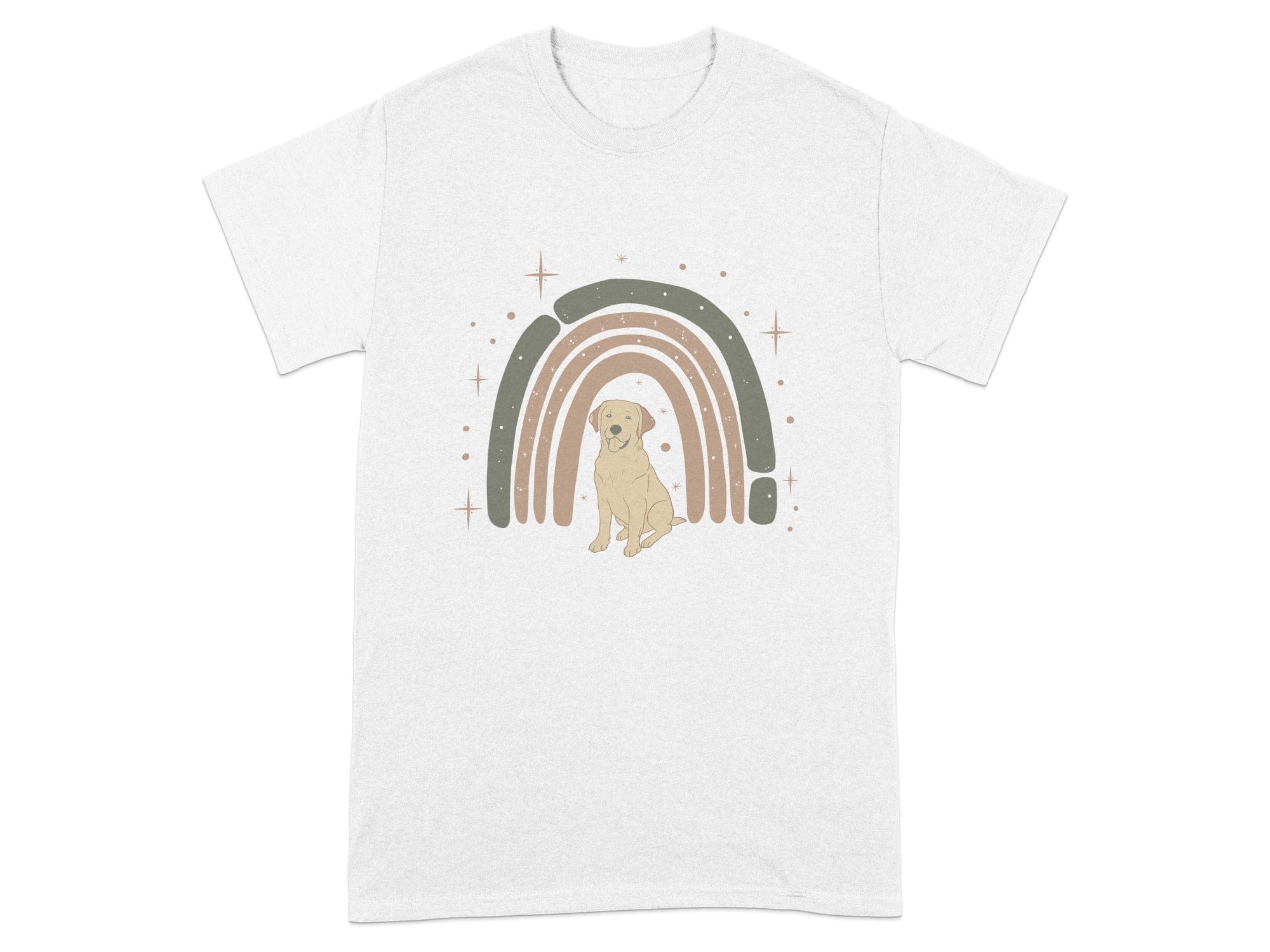 Cute Labrador and Rainbow Graphic Tee product type