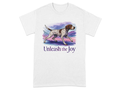 Unleash The Joy Dog Graphic Casual Wear T-Shirt product type