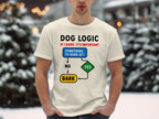 Dog Logic Funny Graphic White T-Shirt product