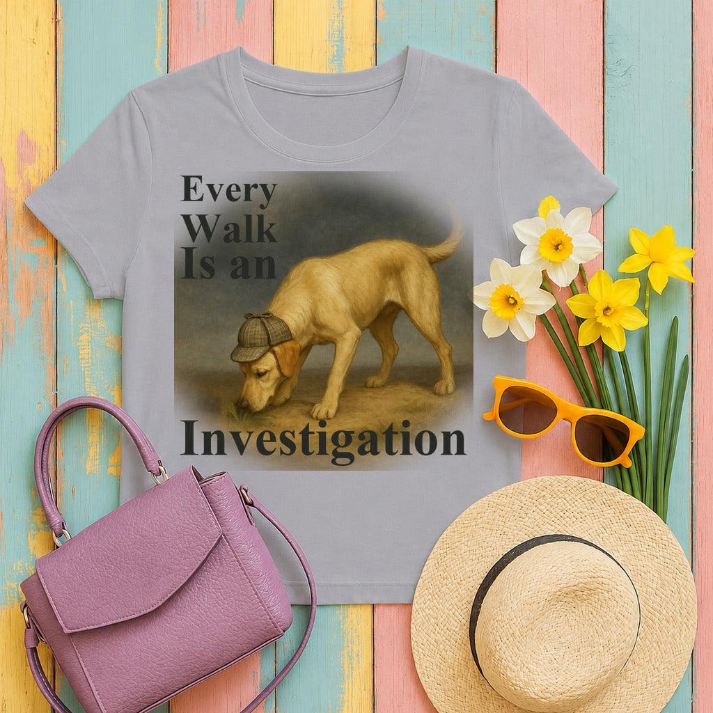 Labrador Retriever — Every Walk Lab t-shirt in Athletic Heather