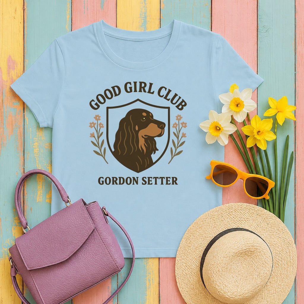 Gordon Good Girl Club Tee in Light Blue