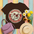 Will Herd Without Notice Border Collie T-Shirt in Dark Chocolate