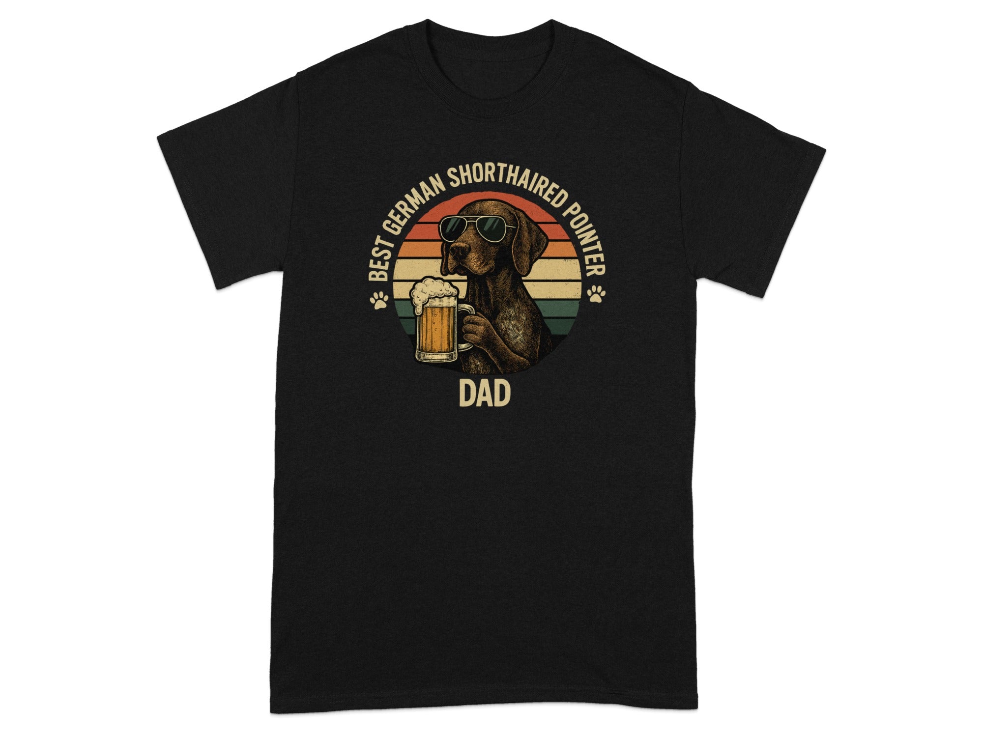 Best German Shorthaired Pointer Dad T-shirt