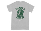 Snacks Make Me Nicer Graphic T-Shirt Product