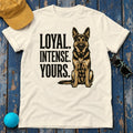 Loyal Spirit German Shepherd Graphic T-Shirt in Natural