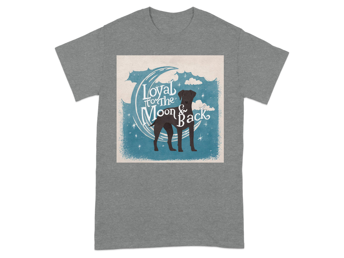 Loyal To The Moon and Back Graphic T-shirt product