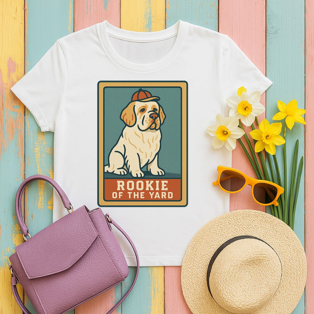 Clumber Rookie of the Yard Tee in White
