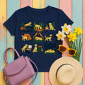Outdoor Golden Life Camping T-Shirt in Navy