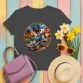 Rad Skater German Shepherd T-Shirt in Dark Heather