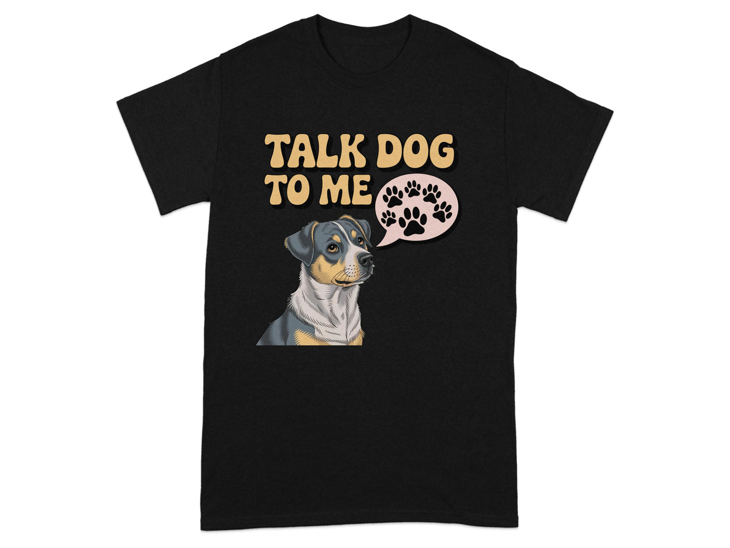 Talk Dog To Me Graphic Dog Lover T-Shirt product type