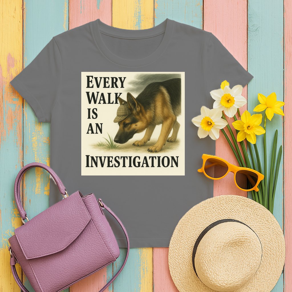 Every Walk Is An Investigation Graphic Shirt product