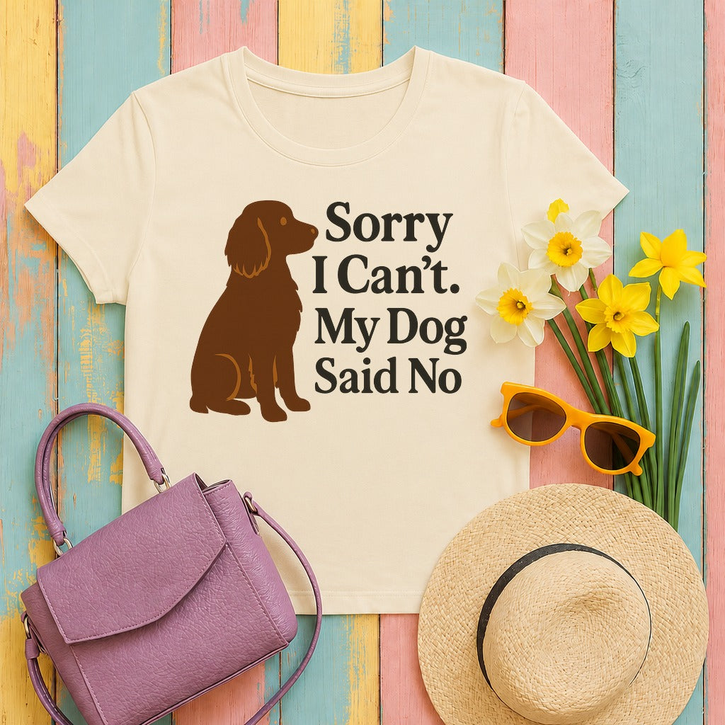 Boykin Spaniel Dog Said No T-shirt