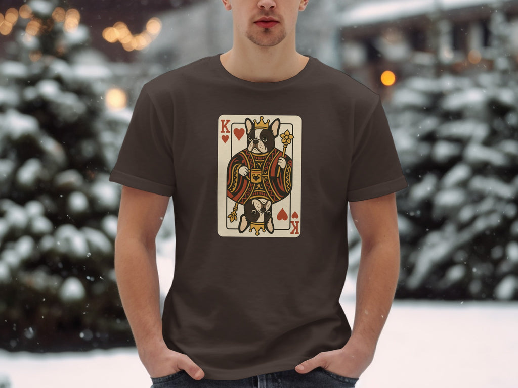 King of Hearts Card Design Men's T-Shirt