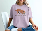 Live Free Dig Holes Dog Lover Graphic T-Shirt