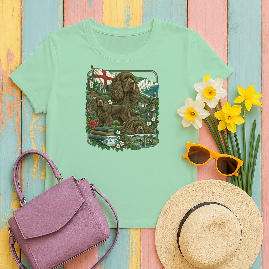 Sussex Spaniel England Heritage tee, Mint