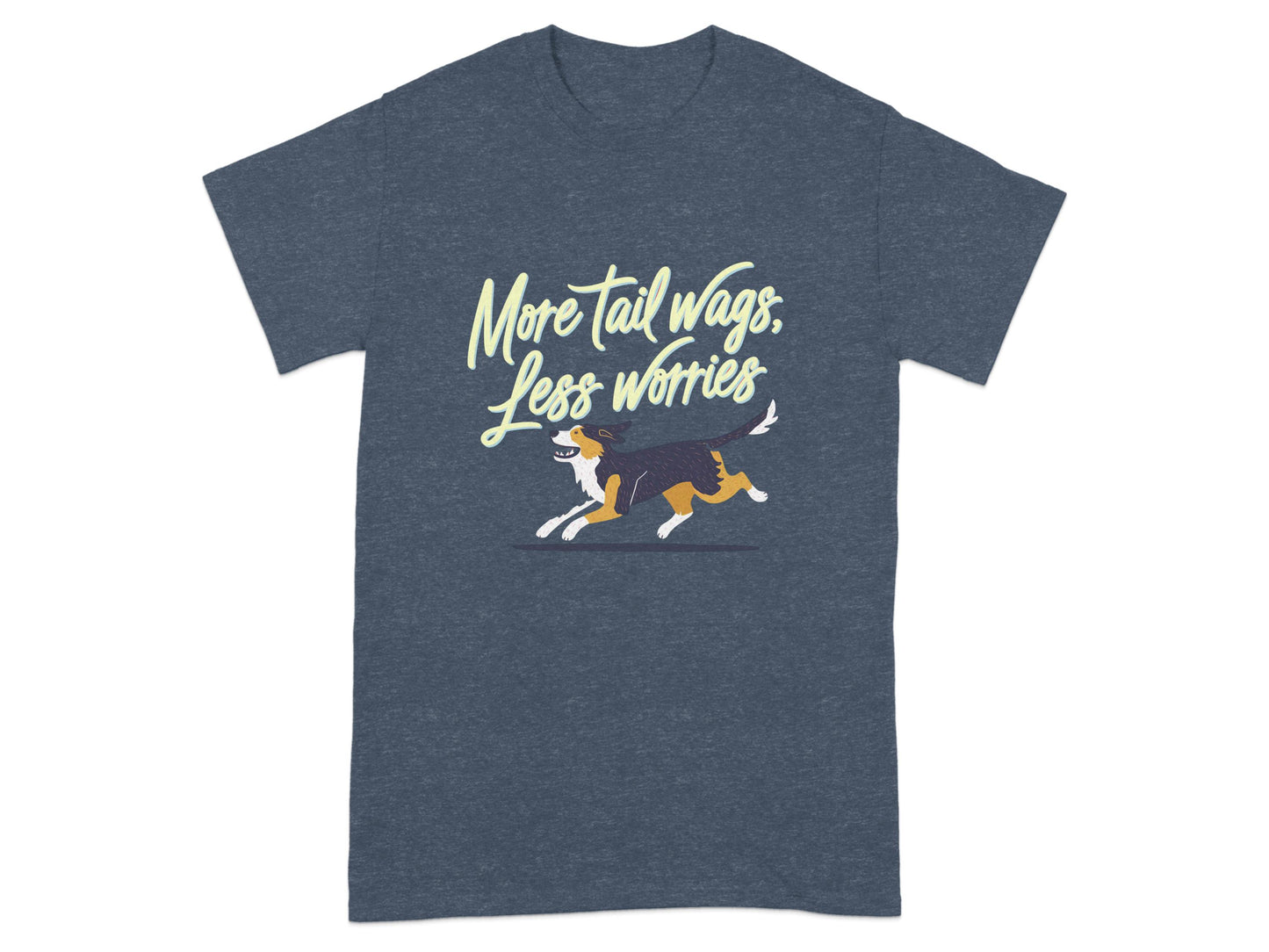 More Tail Wags Less Worries Graphic T-Shirt product type