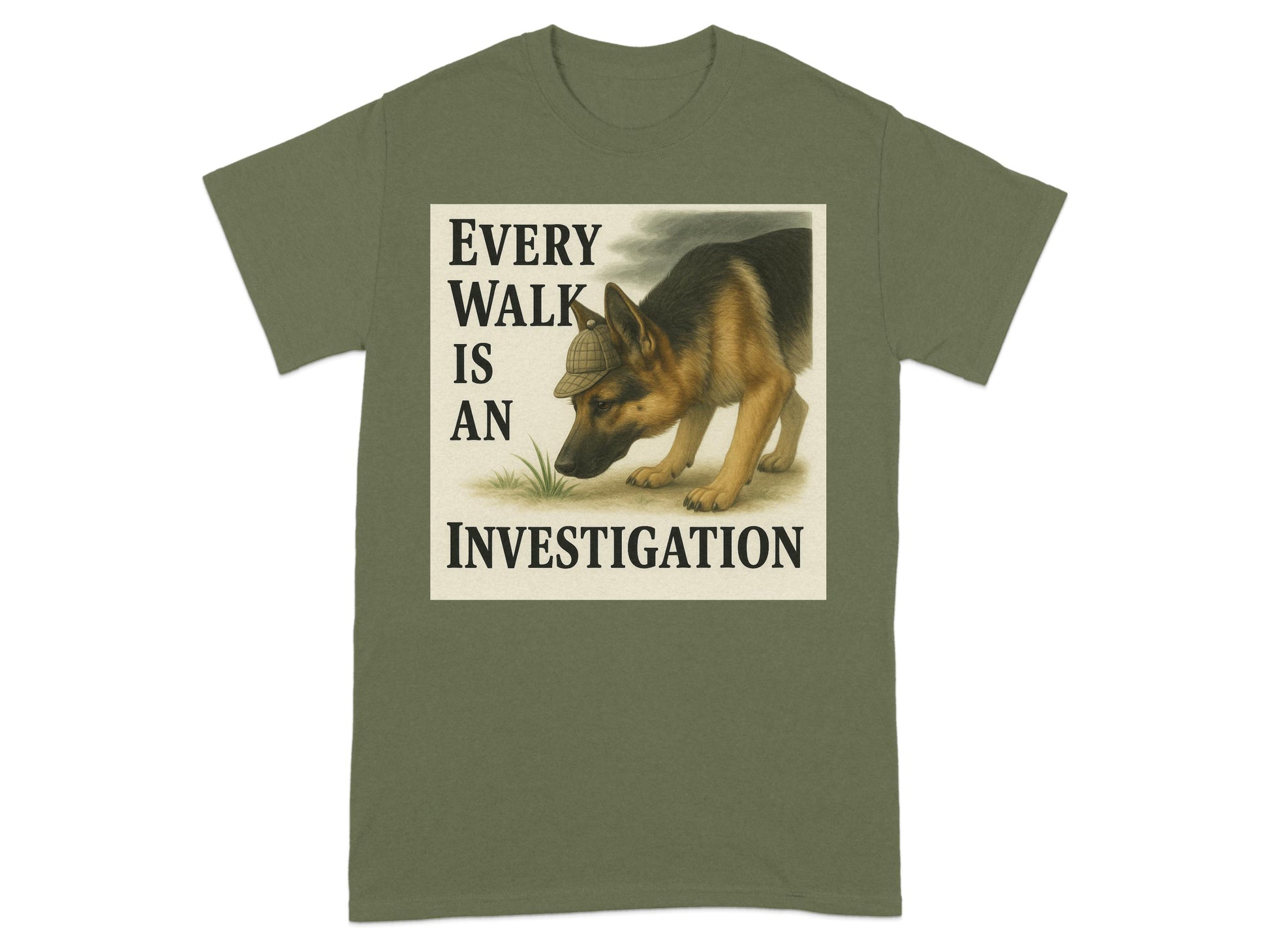 Every Walk Is An Investigation T-shirt product type
