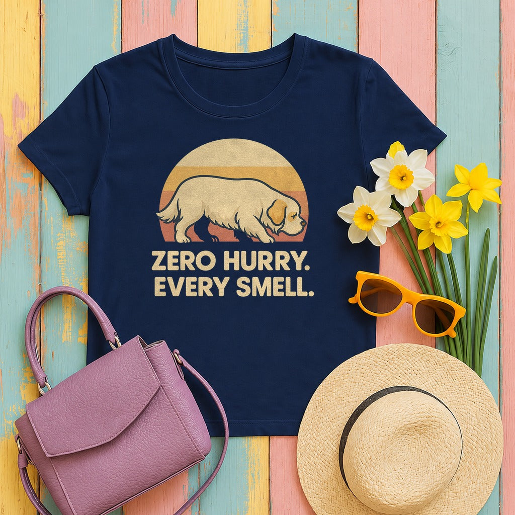 Clumber Zero Hurry Tee in Navy