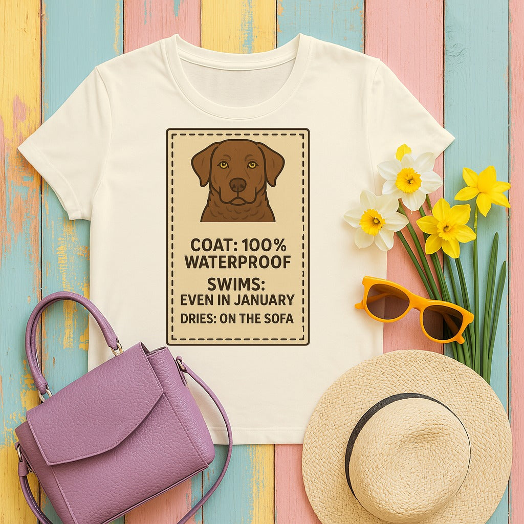 Chesapeake Coat 100% Waterproof Tee in Natural
