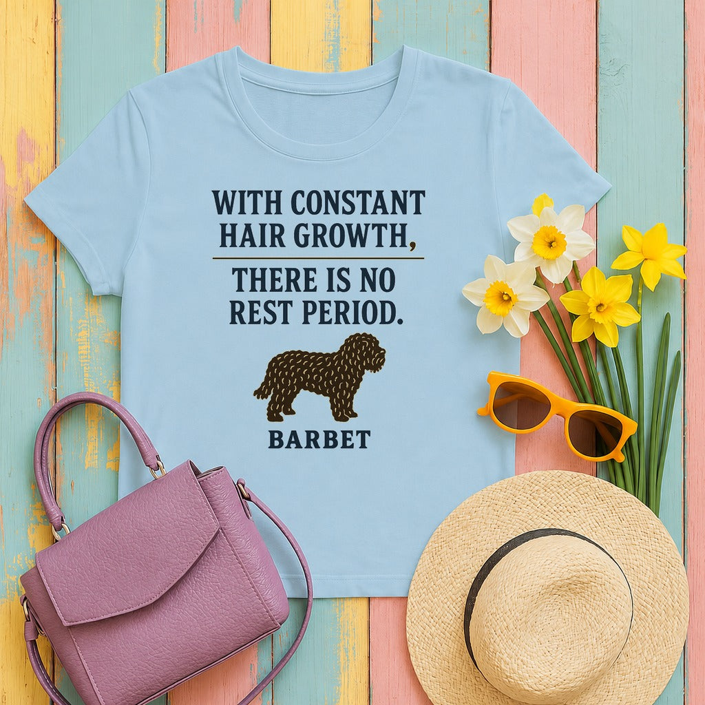 Barbet There Is No Rest Period Tee in Light Blue