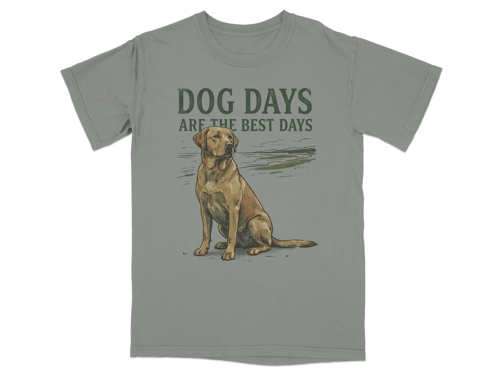 Dog Days Are The Best Days Graphic T-Shirt