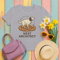 English Setter Nest Architect Tee in Athletic Heather