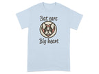Bat Ears Big Heart Cute French Bulldog T-Shirt