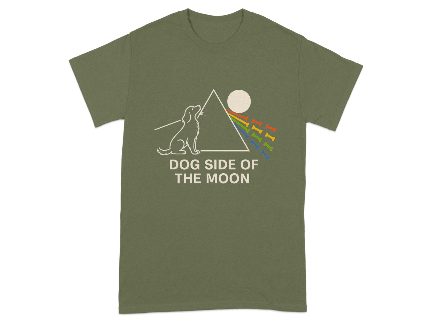 Dog Side of the Moon Graphic T-shirt product type