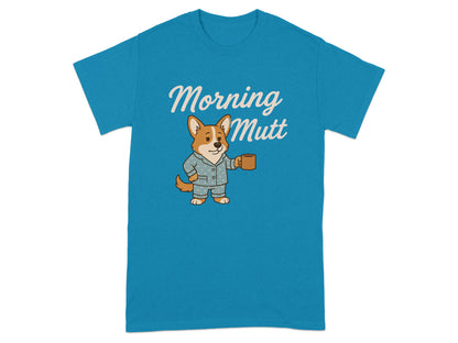 Morning Mutt Cartoon Dog Graphic Unisex T-shirt product