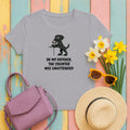 Black Labrador Counter Was Unattended Tee in Athletic Heather