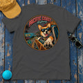 Pacific Coast Corgi Road Trip T-Shirt in Dark Heather
