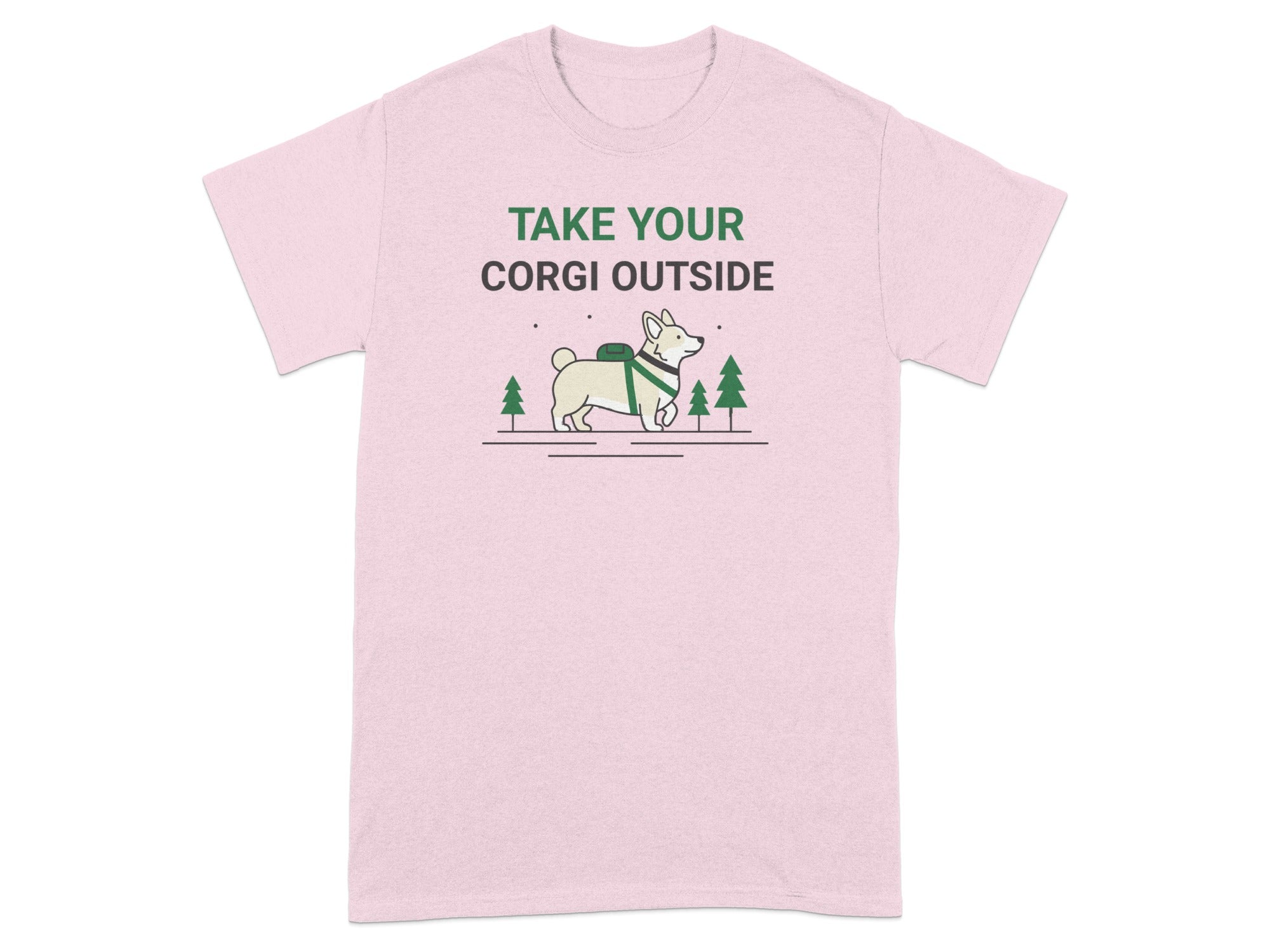 Take Your Corgi Outside Graphic Tee Shirt