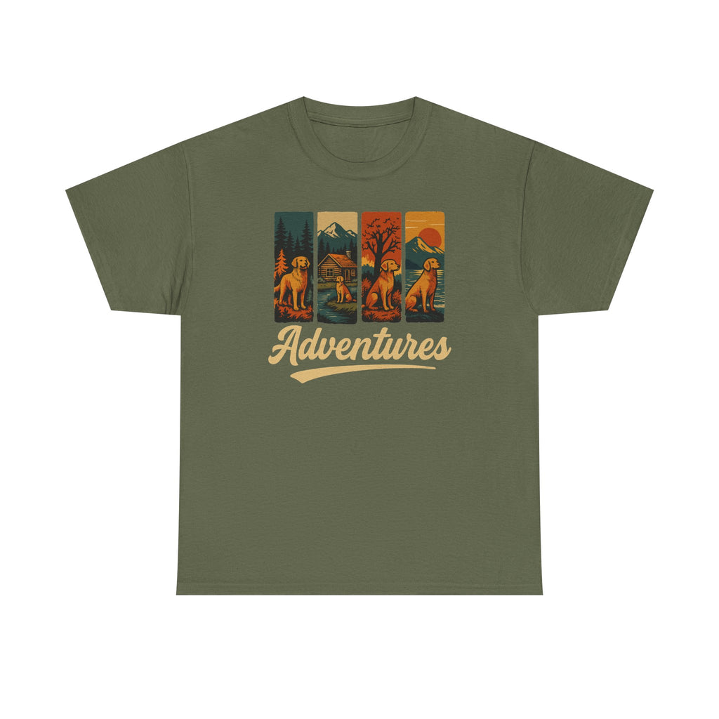 Adventures With Yellow Labrador In Nature T-Shirt