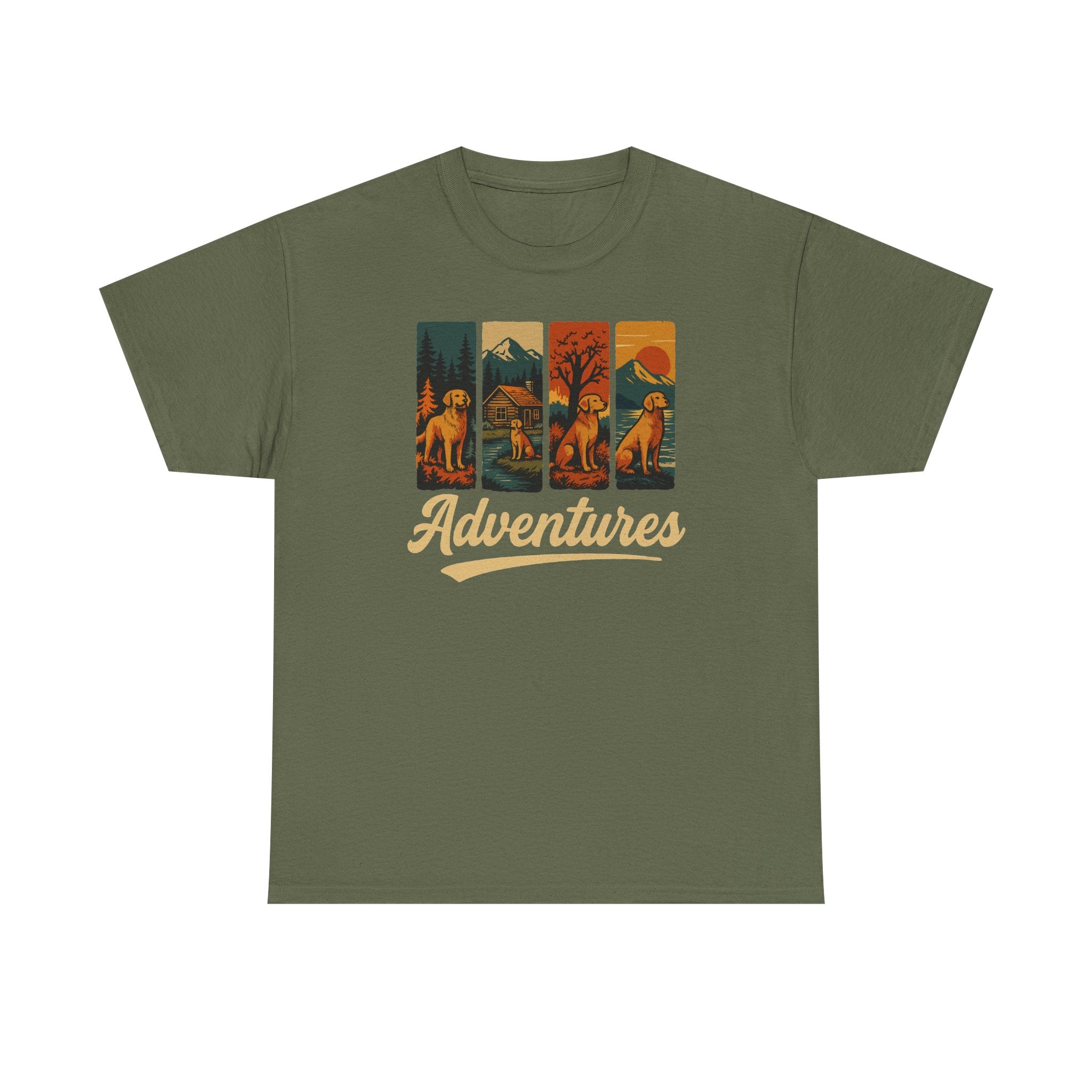 Adventures With Yellow Labrador In Nature T-Shirt