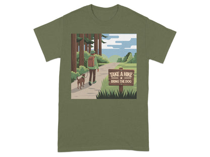 Take a Hike Bring The Dog Graphic T-Shirt product