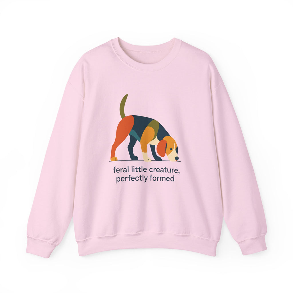 Feral Little Creature Sniffing Beagle Sweatshirt